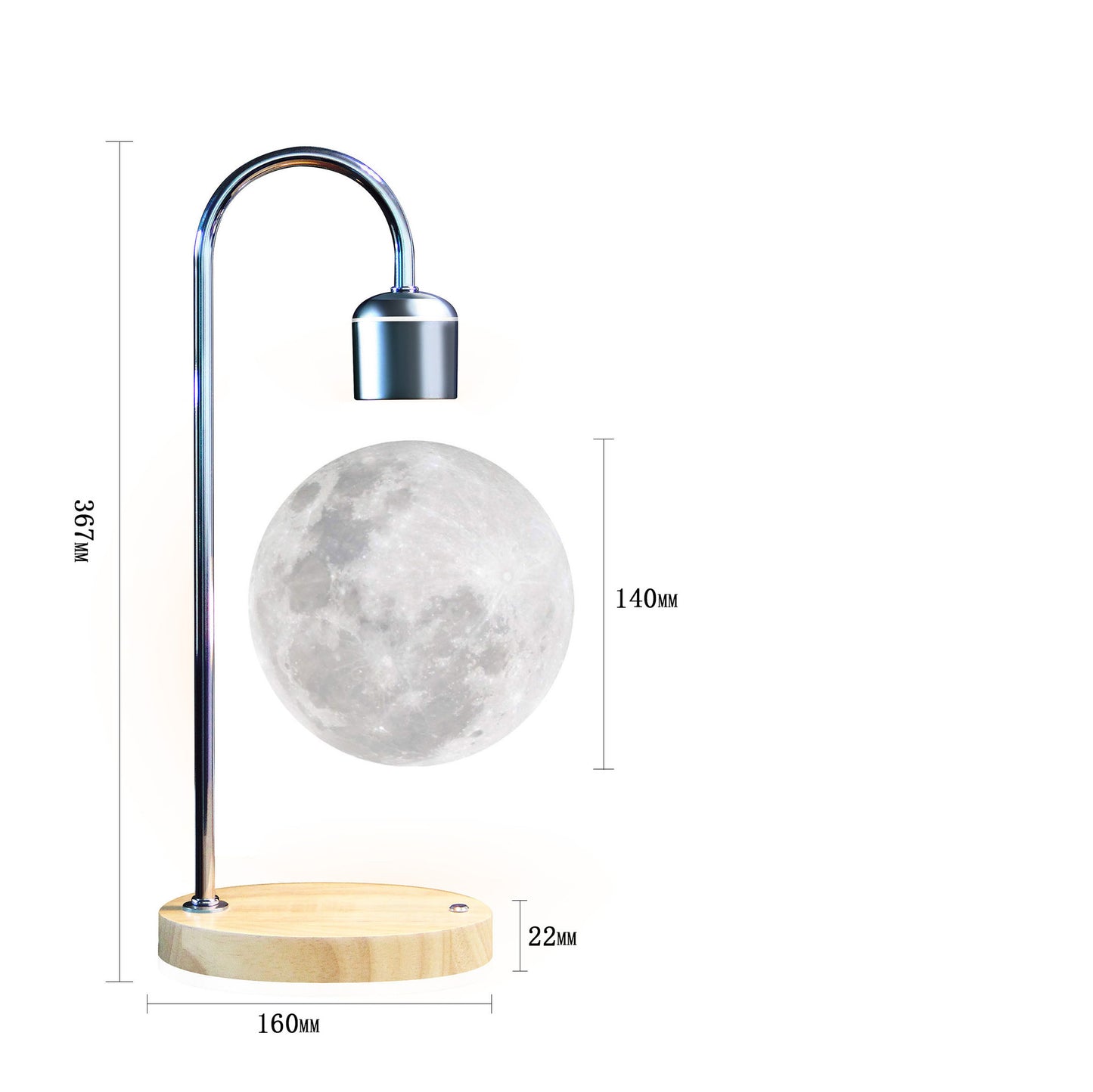 LunaFloat™ Magnetic Levitating Moon Lamp