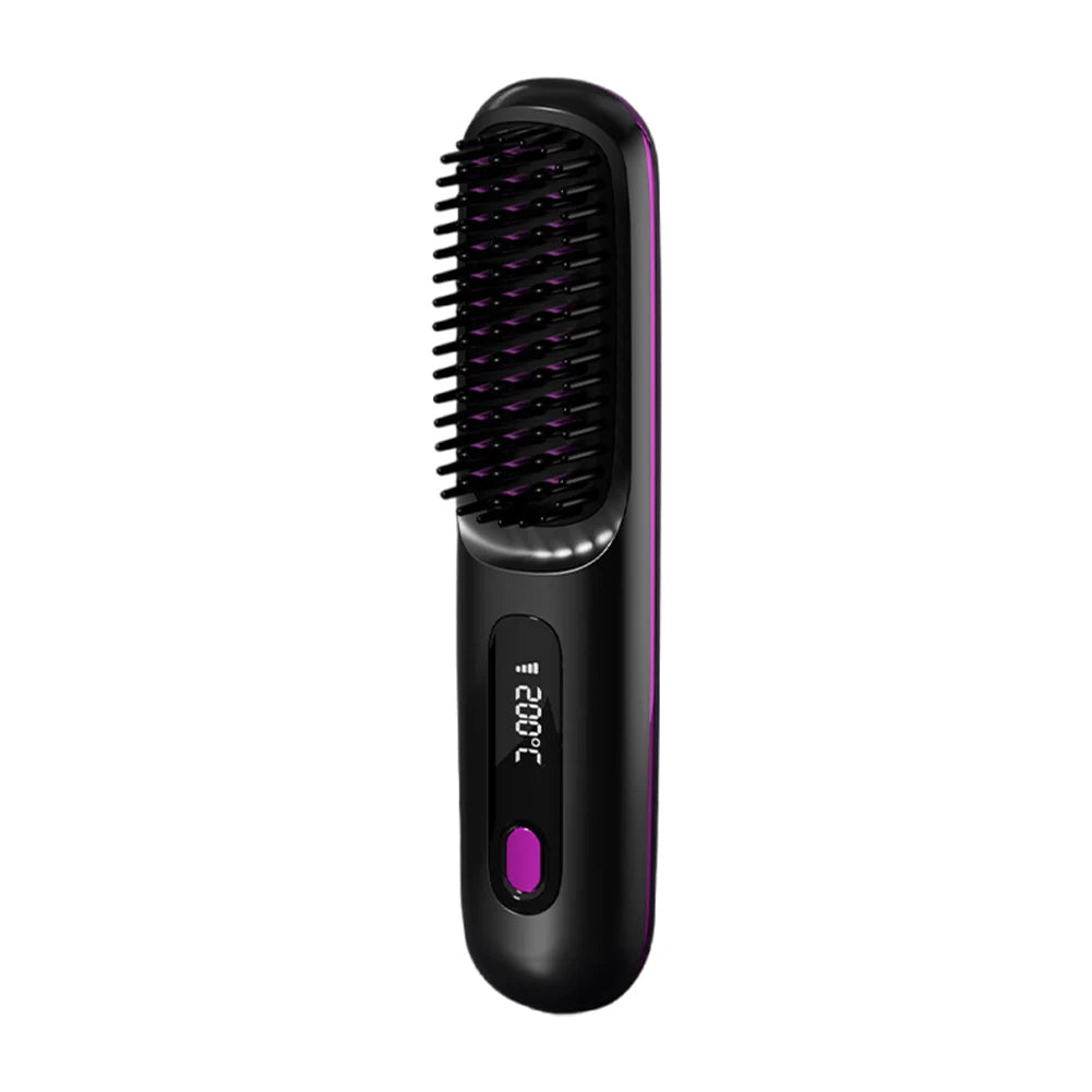 Numoya Portable Straightener Brush - GoBrush PRO