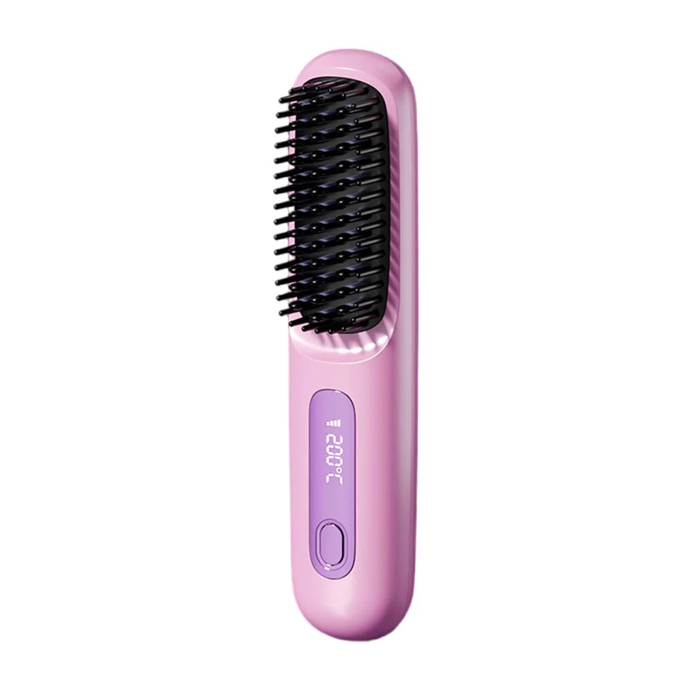 Numoya Portable Straightener Brush - GoBrush PRO
