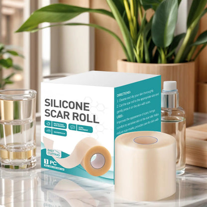 Silicone scar rolls