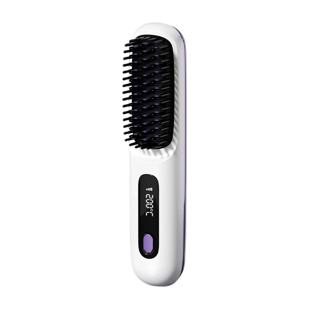 Numoya Portable Straightener Brush - GoBrush PRO